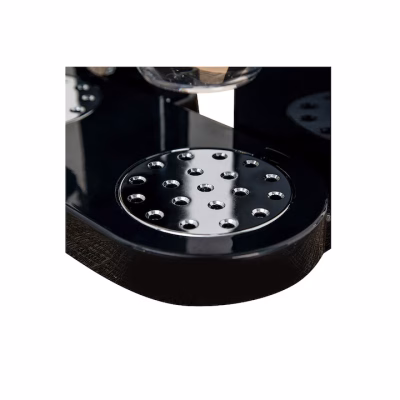 Dozator cu doua recipiente pentru cereale, nuci, orez, AT PERFORMANCE®, 2 l, 33 x 20 x 40 cm, negru - Rasnite si dozatoare condimente - atMag.ro