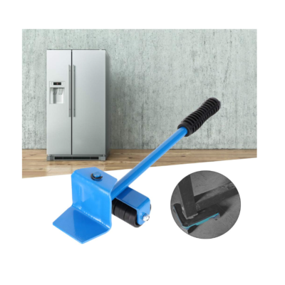 Kit complet pentru mutat si carat mobila, At Performance, reglare 360 grade, greutate maxima 200 kg, otel, albastru - Echipamente pentru transportat si ridicat - atMag.ro