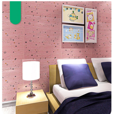 Set 10x Tapet 3D Autocolant/ Autoadeziv, At Performance, rezistent la apa, 70cm x 77cm x 0.5 cm, Roz - Tapet - atMag.ro