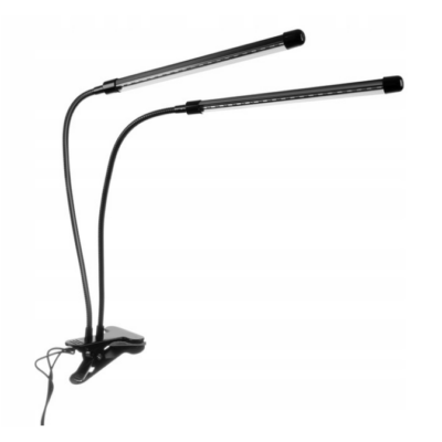 Lampa LED pentru cresterea plantelor, 80W, 3/9/12h, Metal/PVC/Fier, Negru - Veioze si lampi - atMag.ro