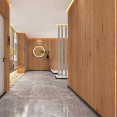 Set 10x Tapet top parchet, AT PERFORMANCE®, suprafata acoperire 1.8 mp, autoadeziv, waterproof, usor de montat, design modern, 30x60 cm, maro deschis - Tapet - atMag.ro