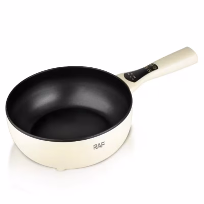 Tigaie Electrica Multifuntionala RAF R5401, 5L+7L, AT PERFORMANCE, Cu Abur, Control Digital, Alb - Bucatarie si Servire - atMag.ro