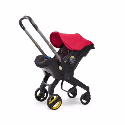 Carucior pentru Bebelusi, Travel, 2 in 1, At Performance, 0-13 kg, 0-18 luni, Negru cu Rosu - Carucioare si sisteme transport bebe - atMag.ro