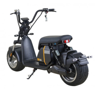 Scuter Electric S-701, AT PERFORMANCE, Motor 2000 W, Autonomie 50 km, Viteza maxima 60 km/h, Acumulator 60 V 20 AH Detasabil, Pentru Doua Persoane, Negru - Scutere Electrice, Trotinete Electrice si Accesorii - atMag.ro
