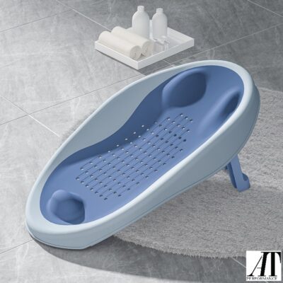 Suport pentru baie copii, At Performance, 53x 28cm x 7cm, 20cm inaitime ridicat, anatomic, Albastru - Igiena si ingrijire - atMag.ro
