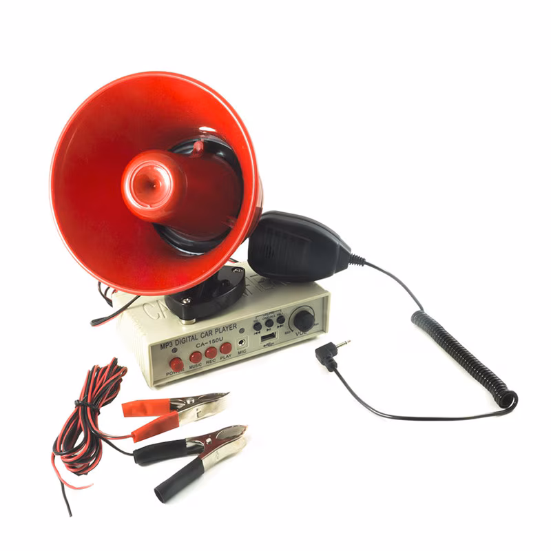 Portavoce auto cu amplificator, 25 W, inregistrare, prindere magnetica - Audio HI-FI si Profesionale - atMag.ro Portavoce auto cu amplificator, 25 W, inregistrare, prindere magnetica - Audio HI-FI si Profesionale - atMag.ro