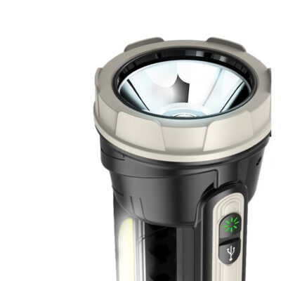 Lanterna, At Performance, proiector laterala cu LED de exterior, reincarcabila prin USB, maner confortabil, 30 W - Lanterne - atMag.ro