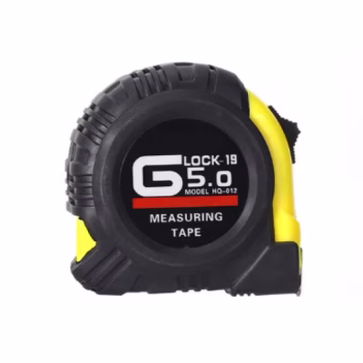 Ruleta Cu Carcasa Liang Jin, pentru masurare, cu posibilitate de blocare, Negru / Galben, 5 metri - Scule electrice si Unelte - atMag.ro