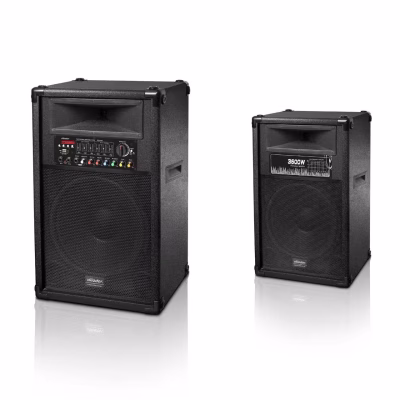 Set 2 Boxe Puternice, 720 W, Vlliodor, 2035, Functia Bluetooth, Port Usb, SD Card, Radio Fm, Aux In, Negru, AT PERFORMANCE - Boxe - atMag.ro