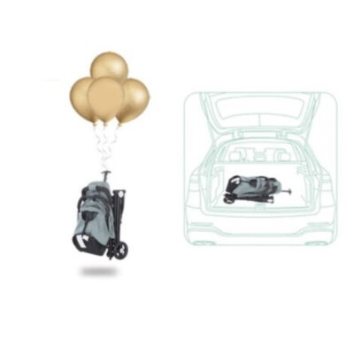 Carucior Sport pentru copii, At Performance, Compact si Pliabil, Tip Troller, cu pliere pentru avion, Tehnologia inovatoarea One-Hand Folding - Carucioare si sisteme transport bebe - atMag.ro