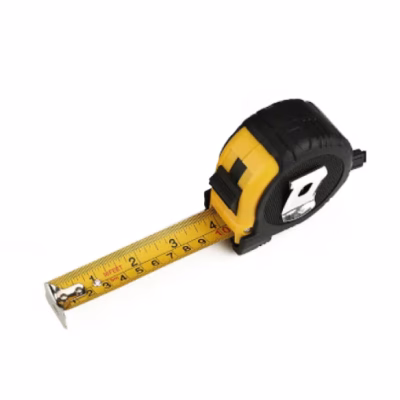 Ruleta Cu Carcasa Liang Jin, pentru masurare, cu posibilitate de blocare, Negru / Galben, 5 metri - Scule electrice si Unelte - atMag.ro