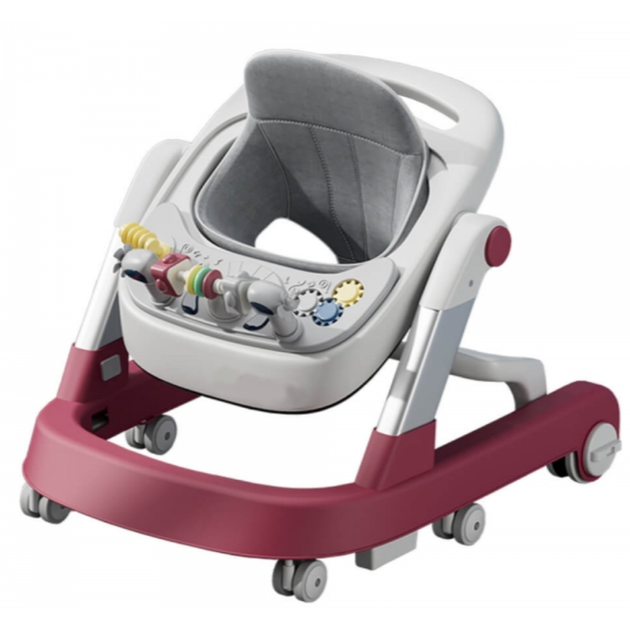 Premergator educational 3 in 1 pentru copii, functie de masuta, premergator si Antemergator Alb/Visiniu - Carucioare si sisteme transport bebe - atMag.ro Premergator educational 3 in 1 pentru copii, functie de masuta, premergator si Antemergator Alb/Visiniu - Carucioare si sisteme transport bebe - atMag.ro