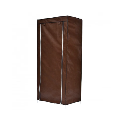 Dulap Din Material Textil, AT PERFORMANCE®, depozitare haine/105X45X170, COFFE - Organizatoare imbracaminte si incaltaminte - atMag.ro