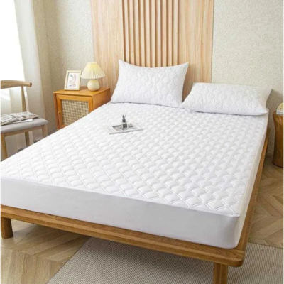 Husa de saltea din bumbac, impermeabila, At Performance, Alba160x200cm - Cearceafuri de pat - atMag.ro