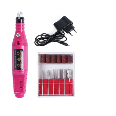 Freza Unghii Semiprofesionala At Performace, 9w, Ideala pentru Manechiura si Pedichiura 3.000-20.000 RPM, Roz - Aparate & Accesorii ingrijire personala - atMag.ro