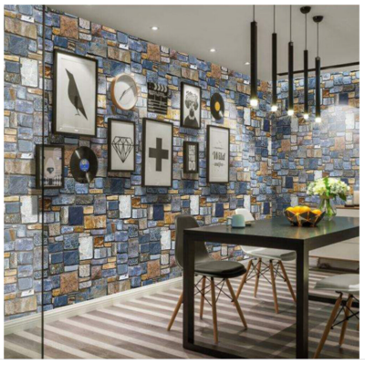 Set 10 x Tapet 3D Autoadeziv, At Performance, design modern, rezistent la apa, usor de curatat, dimensiuni 77x70cm - Tapet - atMag.ro