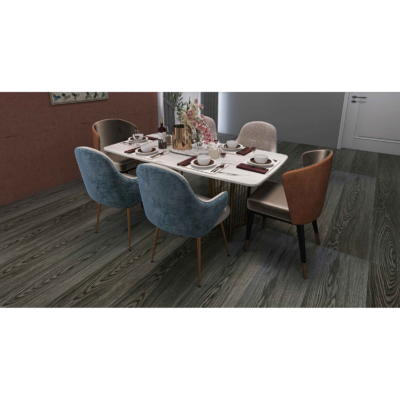 Set 36 Placi, De Pardoseala, AT PERFORMANCE®, durabil, autoadezive, PVC, 914.4mm x152.4mm, mm 5 m²/box, Gri grafit - Parchet si pardoseli - Placi autoadezive pardoseala - atMag.ro