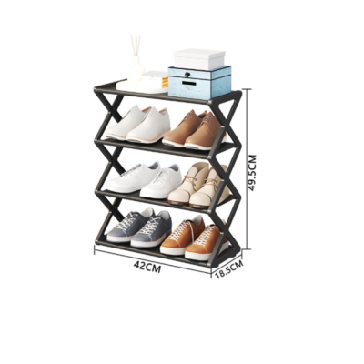 Suport incaltaminte, At Performance, 4 nivele pentru depozitarea pantofilor, negru - Mobila Hol - atMag.ro