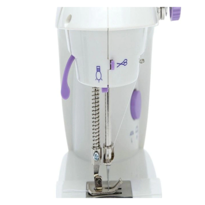 Mini masina de cusut electrica, AT PERFORMANCE, portabila, cu pedala inclusa, 2 viteze de coasere, wireless - Aspiratoare, fiare de calcat & masini de cusut - atMag.ro