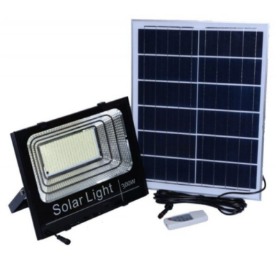 Kit solar, lampa solara cu telecomanda si panou solar IP 66, 300w, SMD LED - Lampi solare - atMag.ro