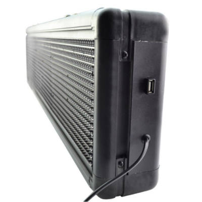 Panou de afisare cu text LED, reclama luminoasa, 100/20 cm, alb, de interior si exterior - Reclame luminoase - atMag.ro