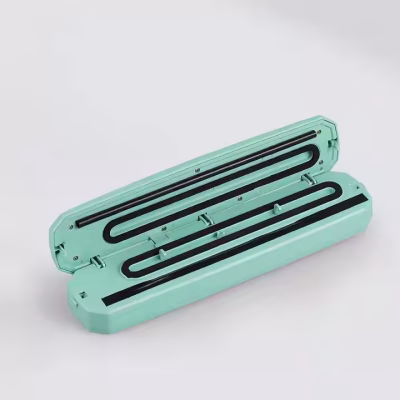 Aparat de Sigilat si Vidat AT PERFORMANCE®, alimente si obiecte, vidare umeda/uscata/soft, 90W, 220V, portabil, verde - Aparate de vidat și folii - atMag.ro